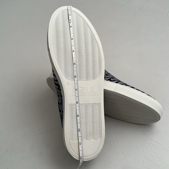 AZZUL NY navy blue and white Sardine Faro slip-on sneakers main image 13